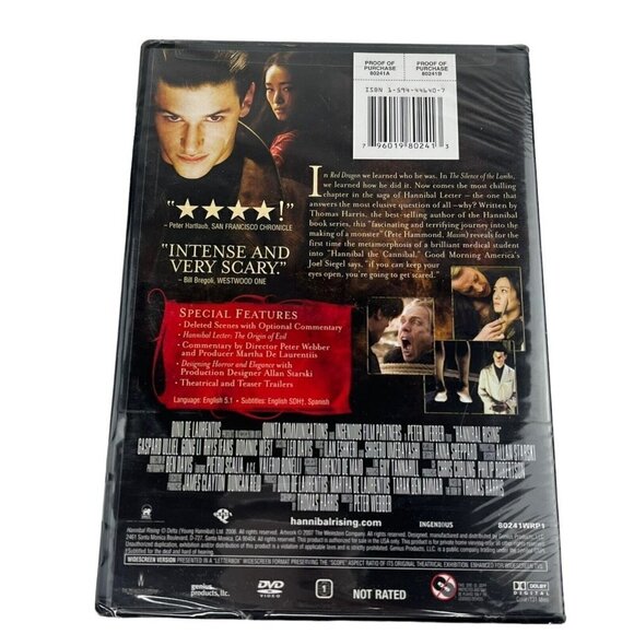 New Sealed Lot of 4 Horror Movies DVDs Cabin Fever Van Helsing Hannibal Scary - Picture 7 of 11